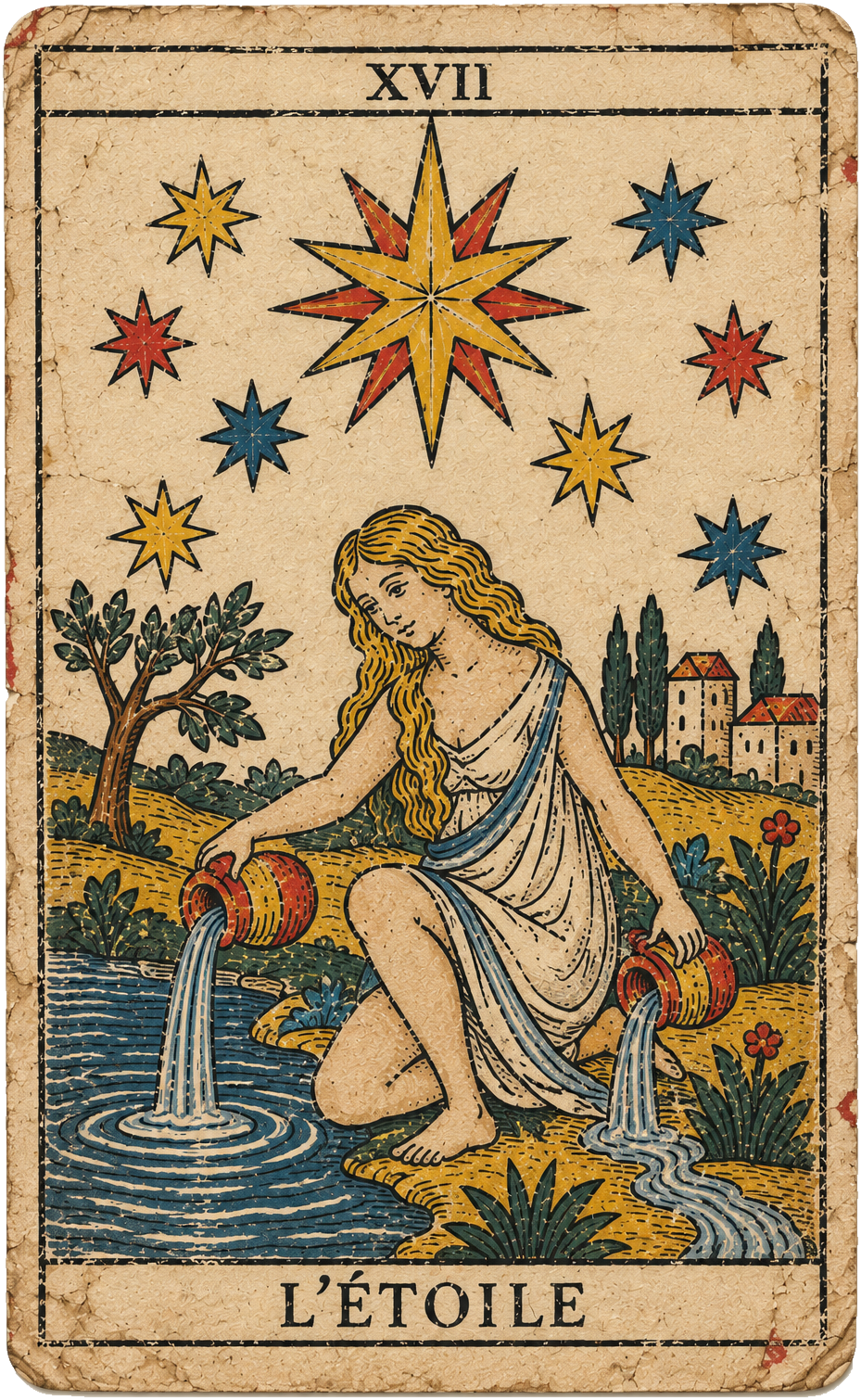 The Star tarot card